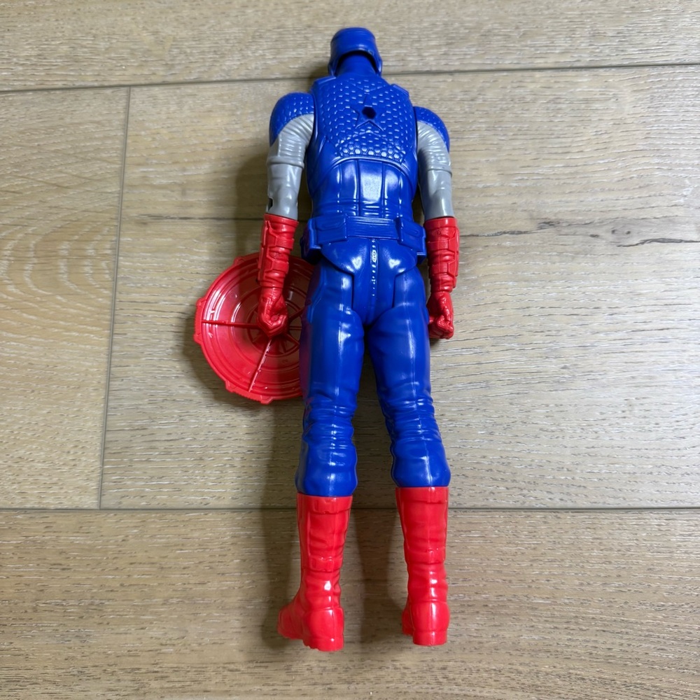 Marvel Captain America Titan Series Superhero Action Figure with Shield 12” - Picture 2 of 2